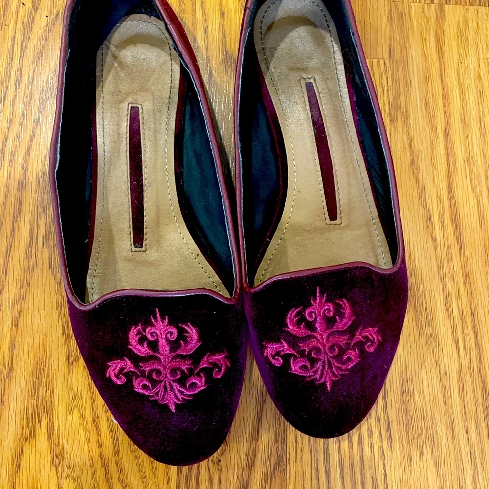 Velvet women’s shoes